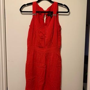 Red summer dress from White House Black Market